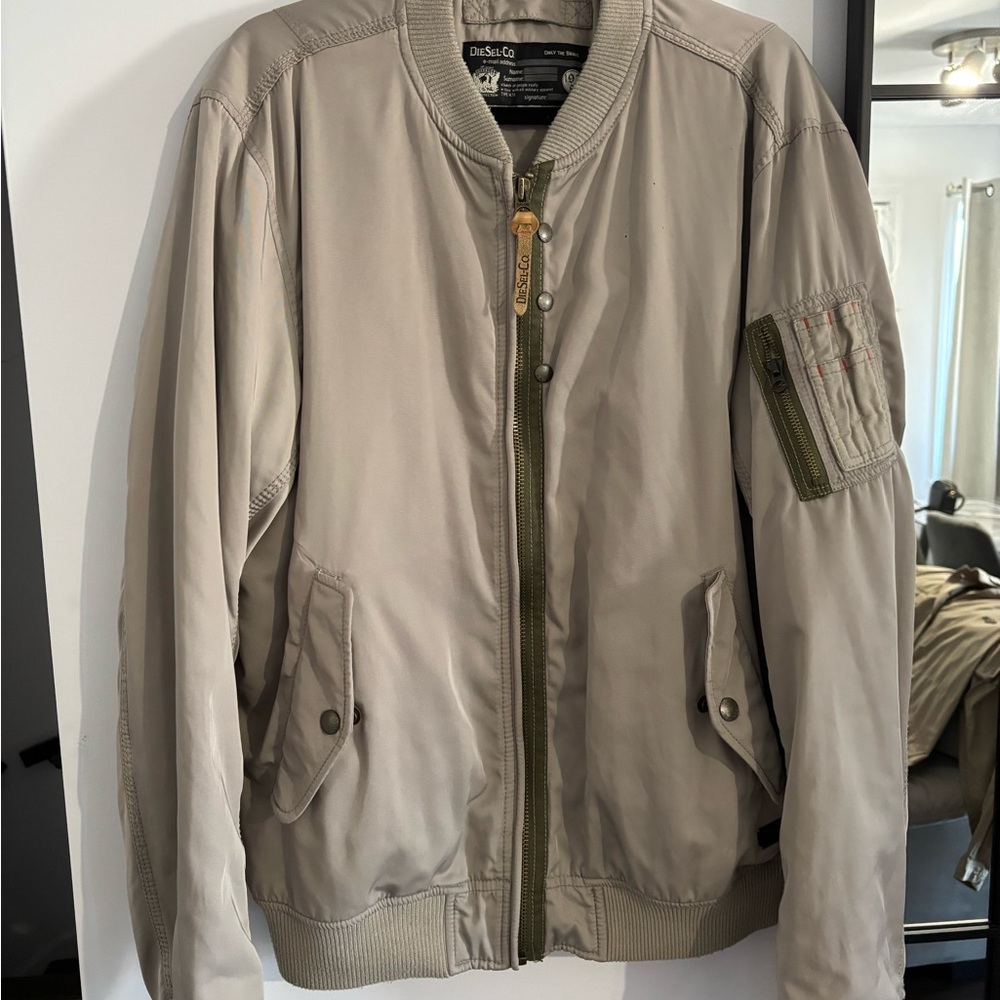 Alpha Industries Khaki Bomber Jacket